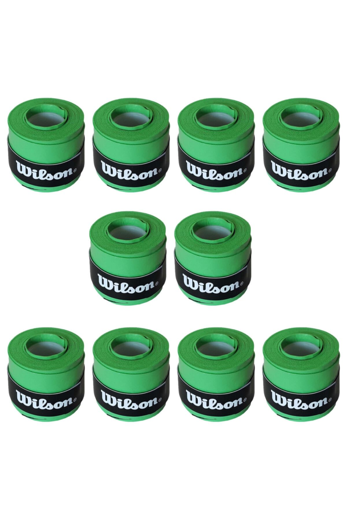تجهیزات تنیس سبز کاسه راحتی O'Grips 10 قطعه آنفولانزا ، آنفولانزای راکت Wilson