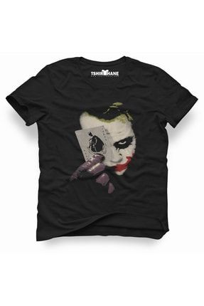 Joker Erkek Baskılı Siyah Tshirt FREAKSYH031ERKTS