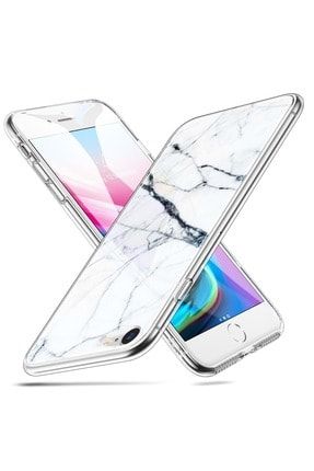 Iphone 7/8/se2020 Kılıf, Marble Glass,white Sierra 3A11DL0066