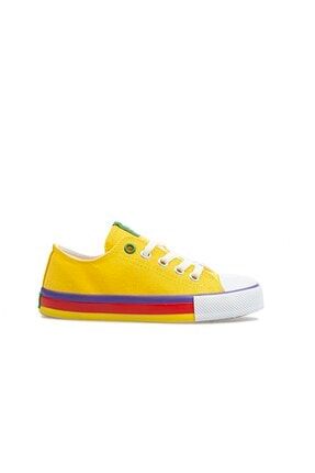 Unisex Sarı Çocuk Spor Ayakkabı BN-30175