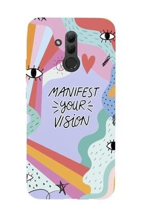 Huawei Mate 20 Lite Uyumlu Manifest Your Vision Premium Silikonlu Telefon Kılıfı MCANDLMNFST04