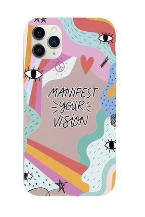 Iphone 11 Pro Max Uyumlu Manifest Your Vision Premium Silikonlu Telefon Kılıfı MCIPLMNFST71