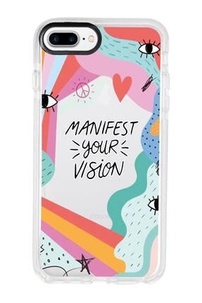 Iphone 8 Plus Manifest Your Vision Candy Bumper Silikonlu Telefon Kılıfı MCCBMNFST06