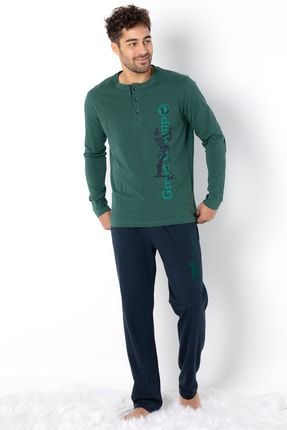 Erkek Yeşil Pijama Takımı EC002-000699