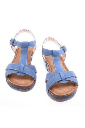 Kadın Mavi Sandalet P-00820