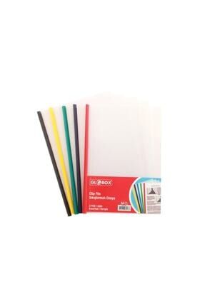 A4 Sıkıştırmalı Dosya Karışık Renk (5 Li Paket) 6427 GLOBOX-6427