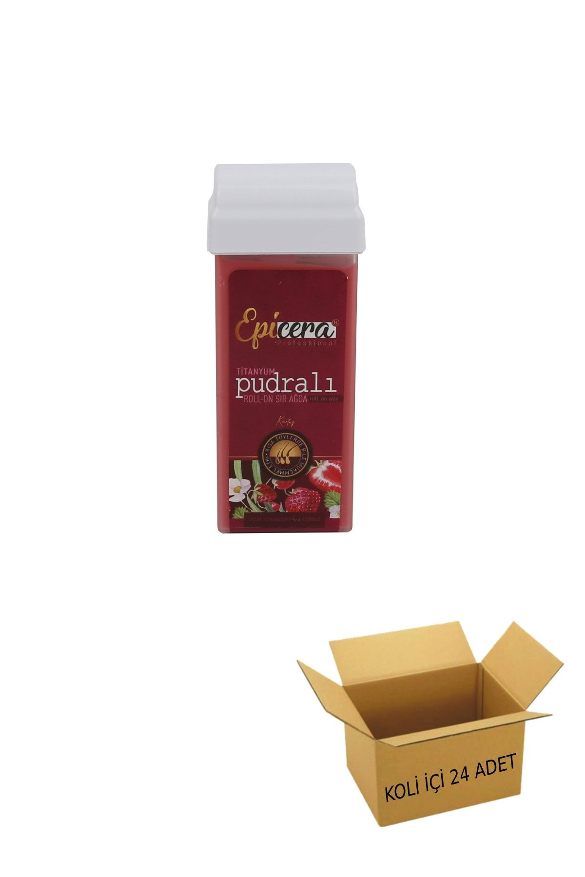 EPİCERA Roll-on Kartuş Sir Ağda Pudralı 24 Adet ( 1 Koli )