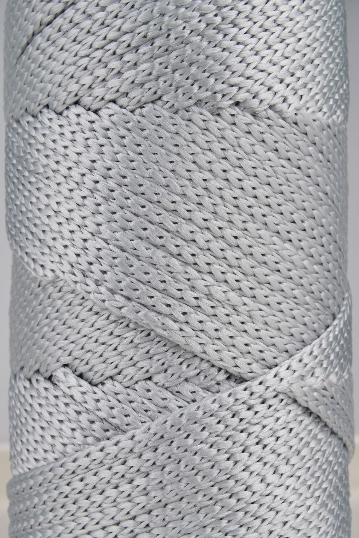 SENSY-Premium Polyester Macrame Rope 5 Mm Pp Cord Set of 2 Light Gray, Jumbo Rope, Macrame, cupboard, bag rope 2