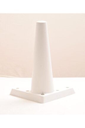 Sena Plastik Ayak Baza Ayağı Koltuk - Kanepe Ayağı Puf-tv Ünitesi Ayağı Tek Adet 20 Cm Beyaz Renk ZG-0023-1