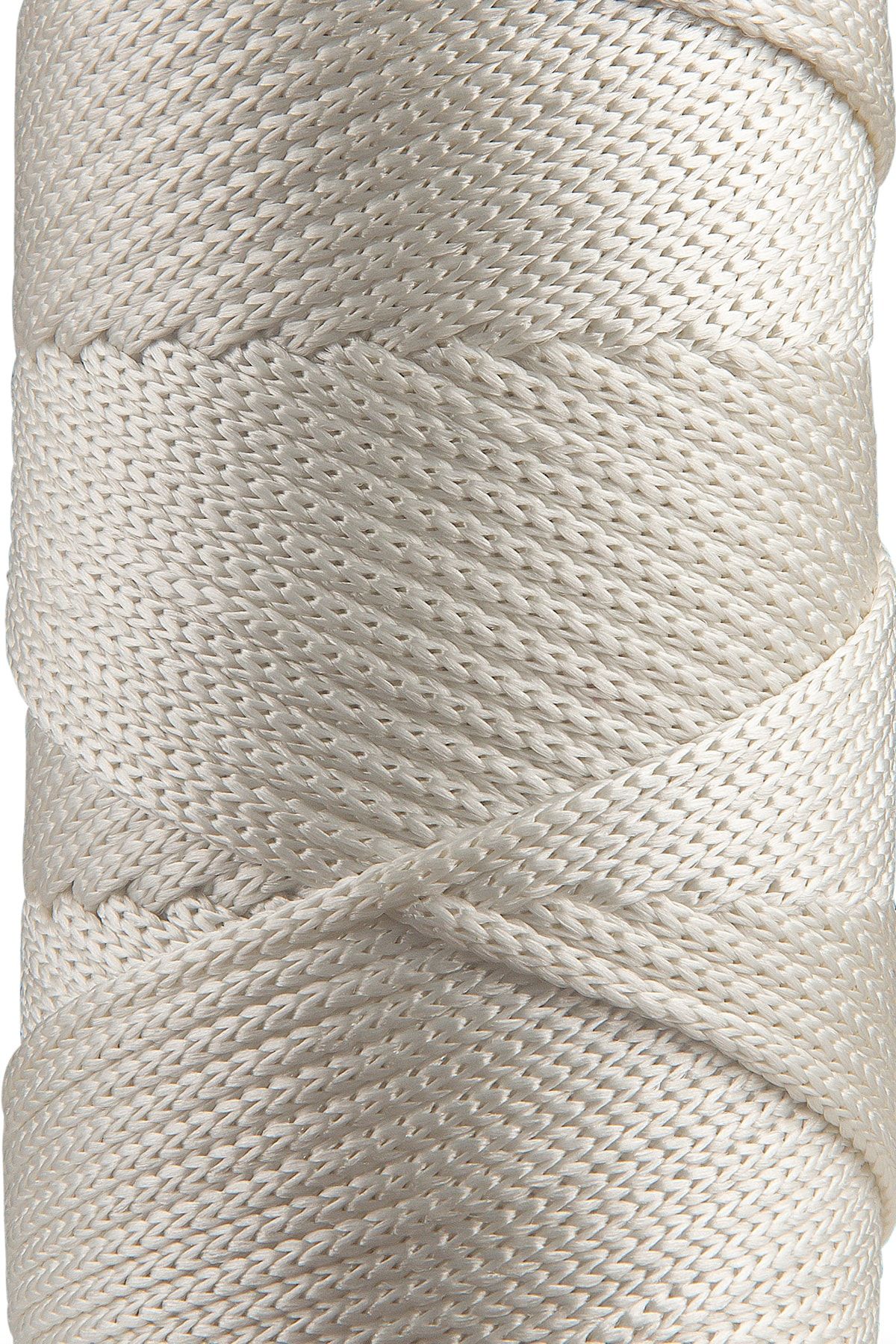 SENSY-Premium Polyester Macrame Rope 5 Mm Pp Cord Set of 2 Ecru, Jumbo Rope, Macrame, Pad, Bag Rope 2