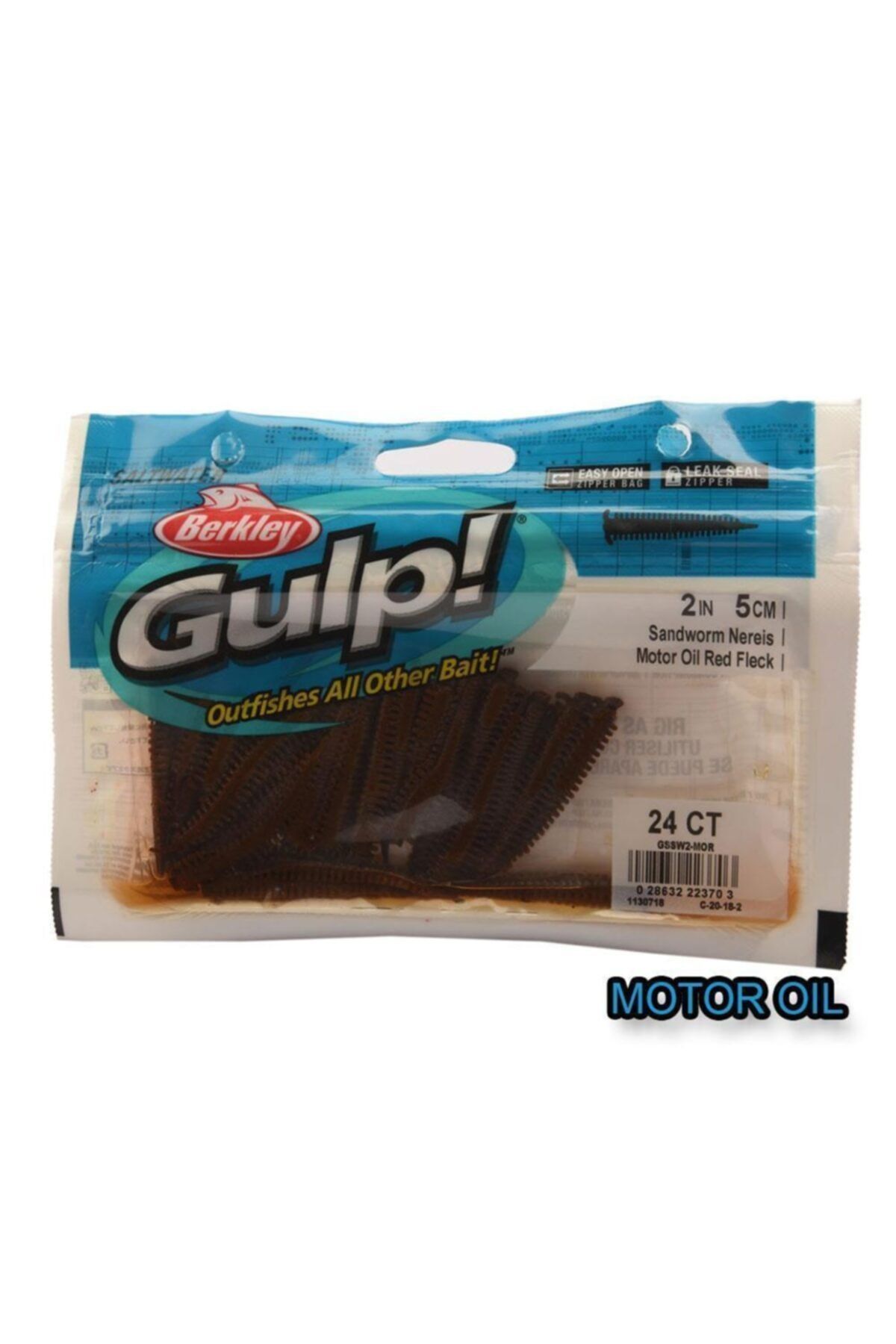 طعمه مصنوعی کرم ماسه ای زنده GULP 5CM 2IN 24CT FEED BERKLEY