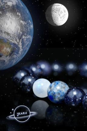 Dünya Ay Ve Yıldız Bileklik Özel Gezegen Bilekliği YekDun3593rf329jr