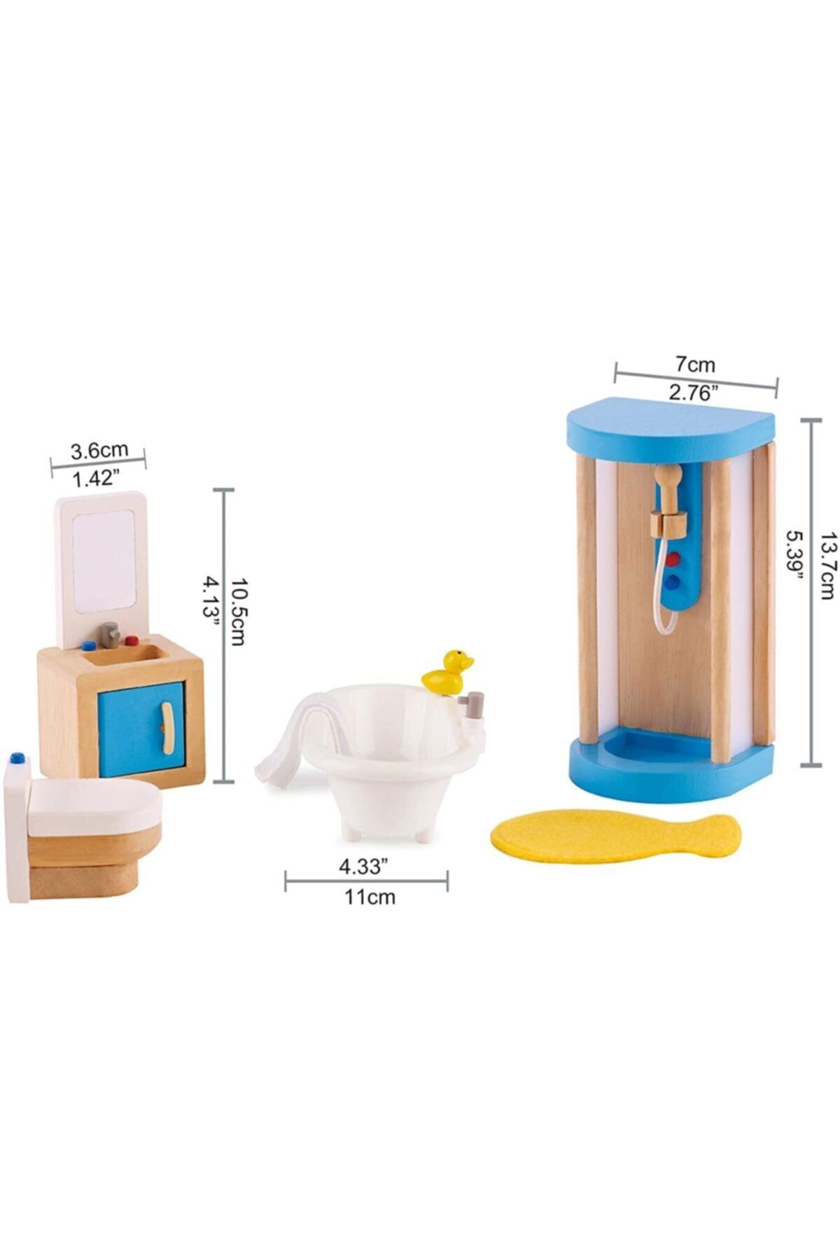 Hape dolls shop house furniture
