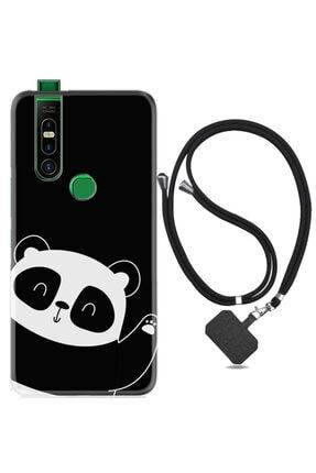 S5 Pro Kılıf Silikon Ipli Boyun Askılı Desenli Bay Bay Panda 1784 s5proiplixxxfozel13