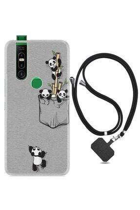 S5 Pro Kılıf Silikon Ipli Boyun Askılı Desenli Pandalar 1798 s5proiplixxxfozel14