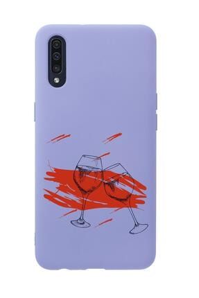 Samsung A30s Spilled Wine Premium Silikonlu Telefon Kılıfı MCANDLSPLLDWN252