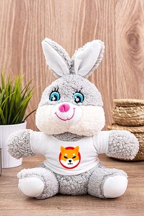 Shib Shiba Inu Coin Logolu Peluş Tavşan HD-A4005-CN033