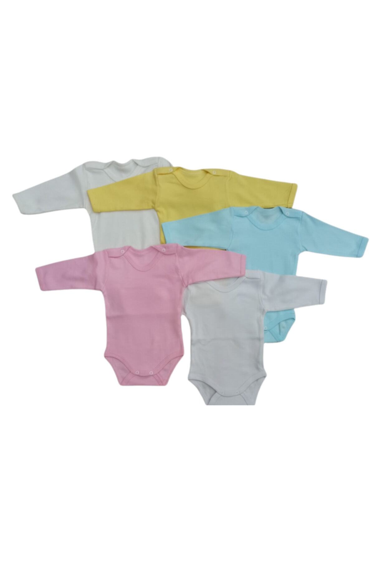 بادی نوزادی پسرانه – دخترانه صورتی özdemirli bebe | 300 اورجینال - تصویر 4