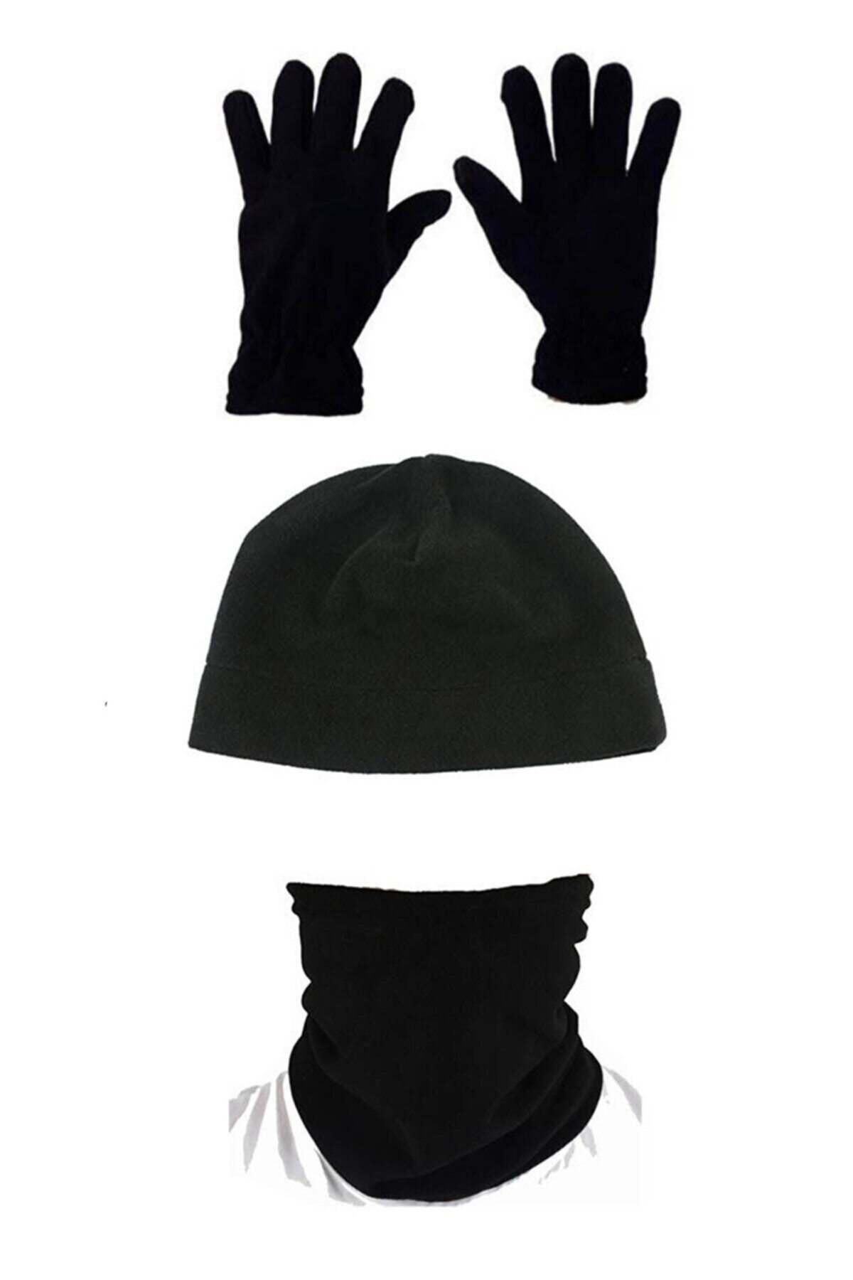 askerin dünyası-Polar Beanie Gloves Neck Collar 2