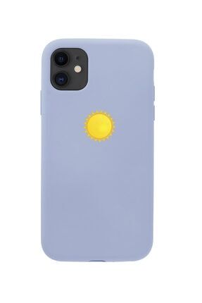 Iphone 11 Sun Tasarımlı Lila Telefon Kılıfı BCIPH11SUN