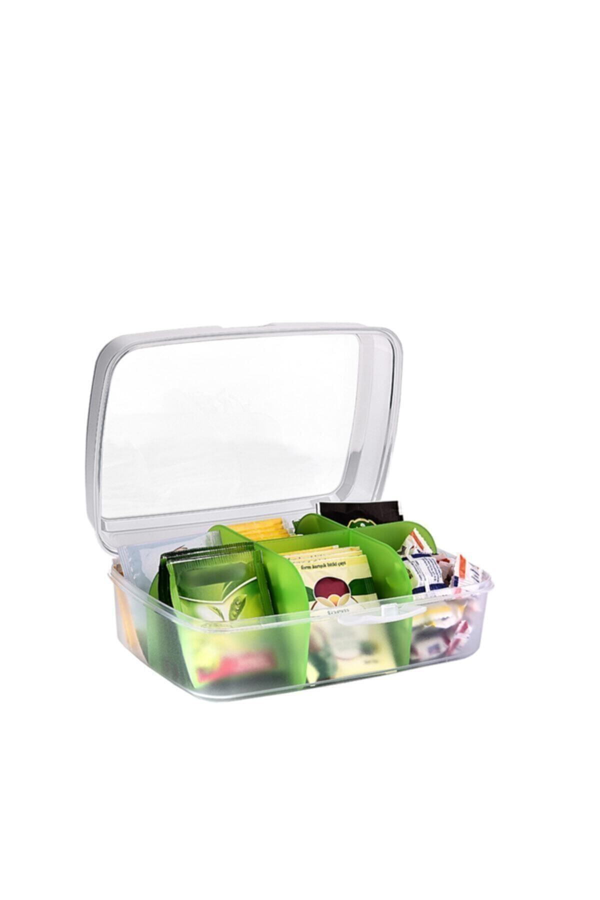 Premium Poşet Çay Kutusu 6 Bölmeli · tea2456