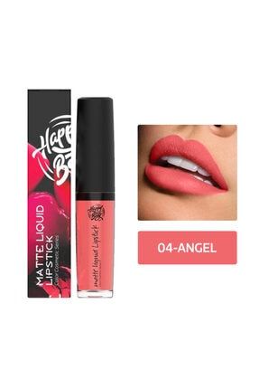 04 Angel Matte Liquid Lipstick Mat Kalıcı Likit Ruj HB7730