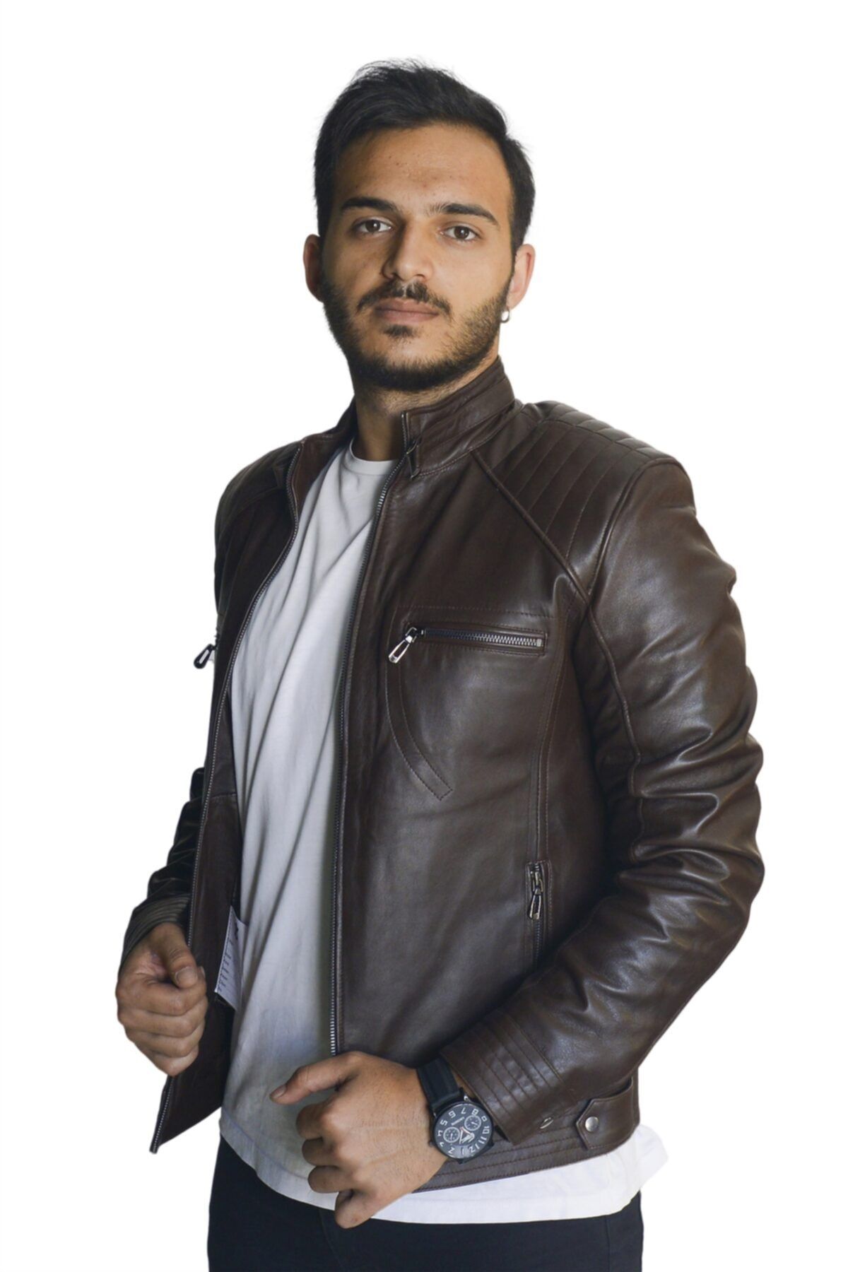 کاپشن چرم دری مسا ARES1234