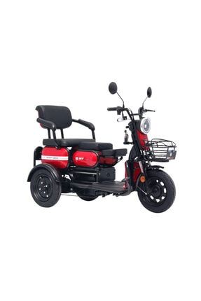 Max Smart 3000 3 Elektrikli Moped Kırmızı GEZGİN-65850