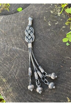 KAZZAZE Sonsuzluk Oksitli Gümüş Tesbih Püskül