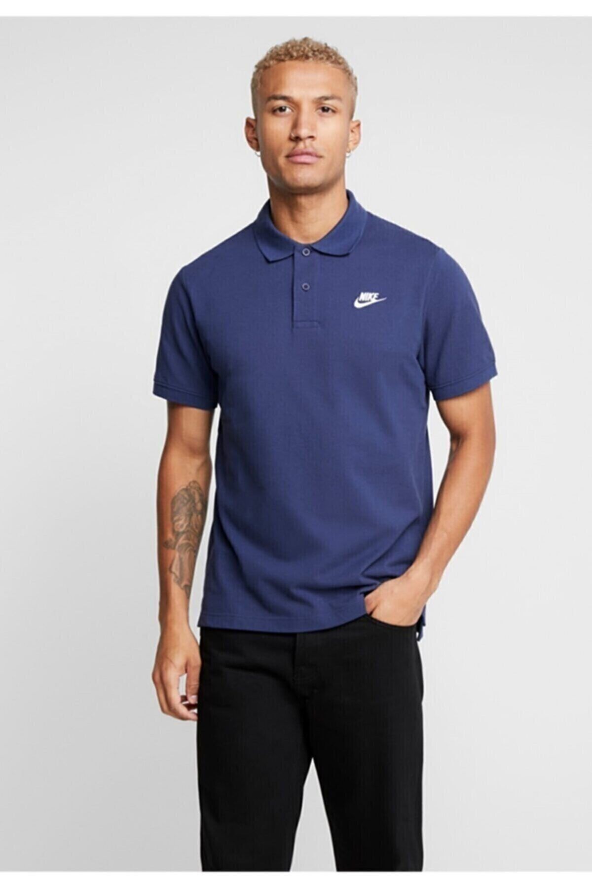 Navy blue nike t shirt on sale