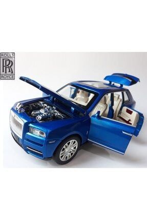 Rolls Royce Cullinan Diecast 1.24 Metal Araba Kapı Bagaj Kaput Aç-far Stop Yanar 8567754875685685