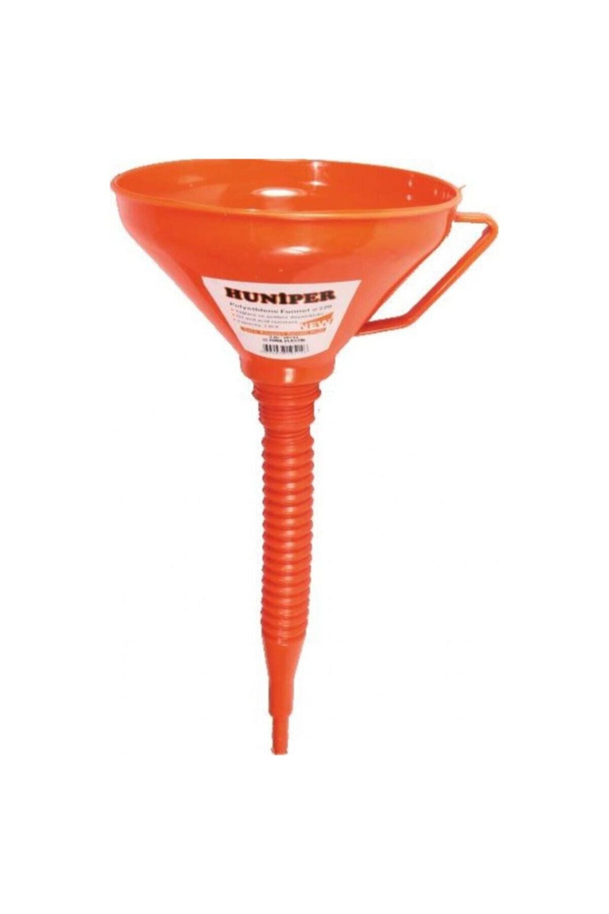 EldenHırdavat Çelik Süzgeçli Körüklü Plastik Huni Yağ Benzin Hunisi 1.2 Lt