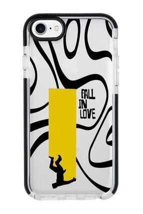 Iphone Se 2020 Fall In Love Candy Bumper Silikonlu Telefon Kılıfı MCCBFLLINLV60