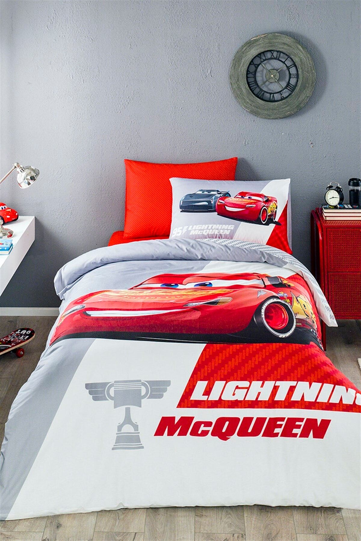 zdilek Cars Piston Cup Single Disney Licensed Duvet Cover Set