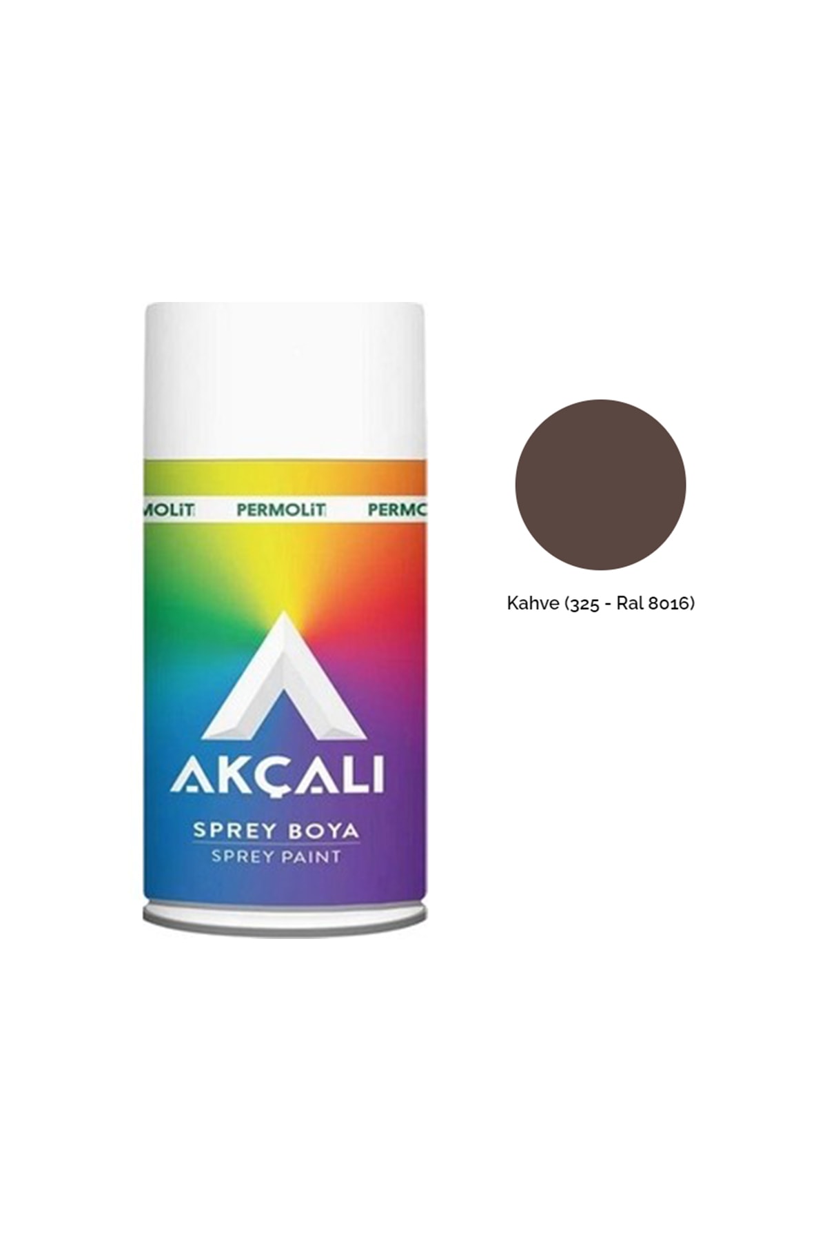 Akçalı 325 Kahve Rengi Sprey Boya 400ml