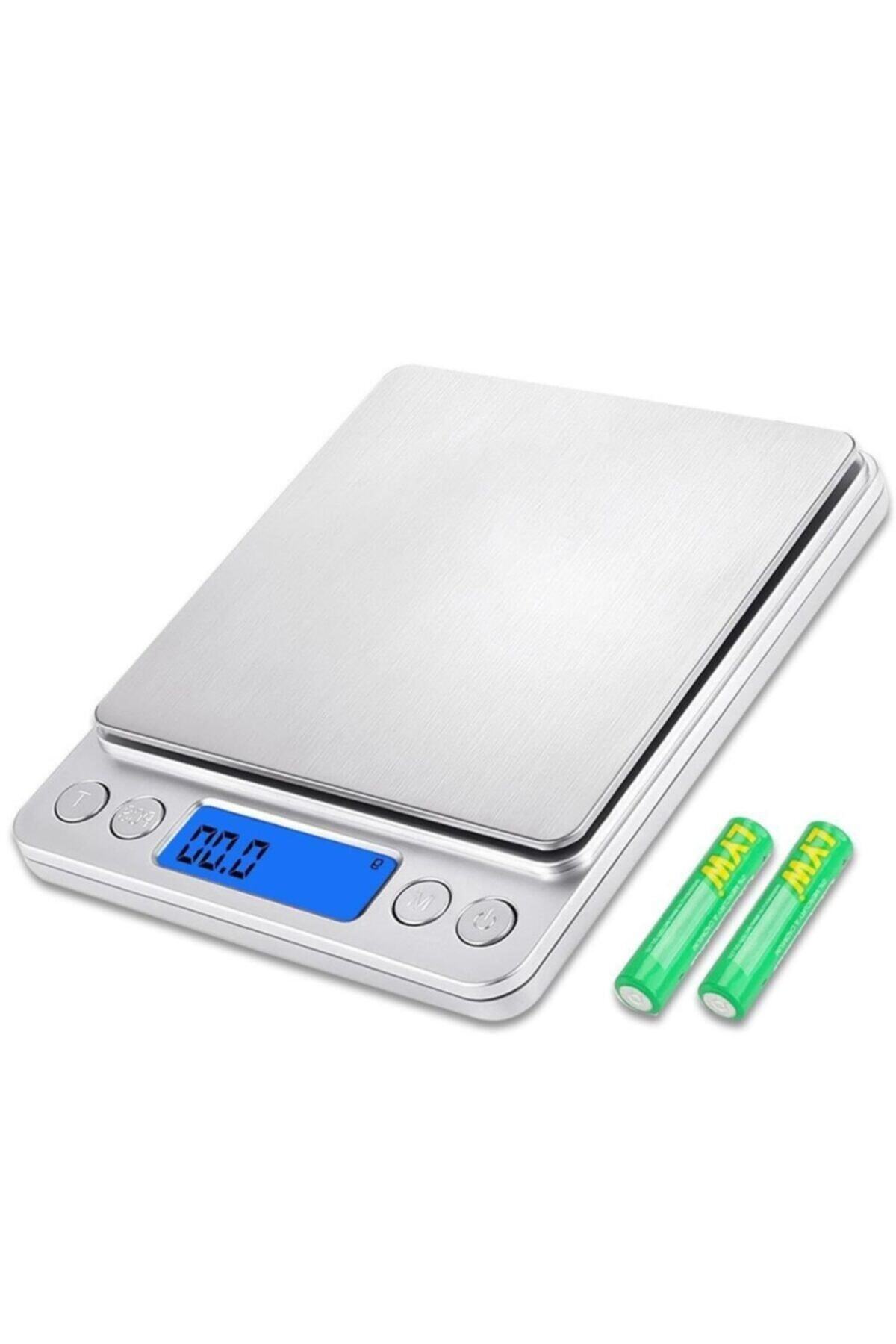 EveFix Kuyumcu Terazisi Profesyonel Dijital Hassas Mutfak Terazi 2000 / 0.1 gr