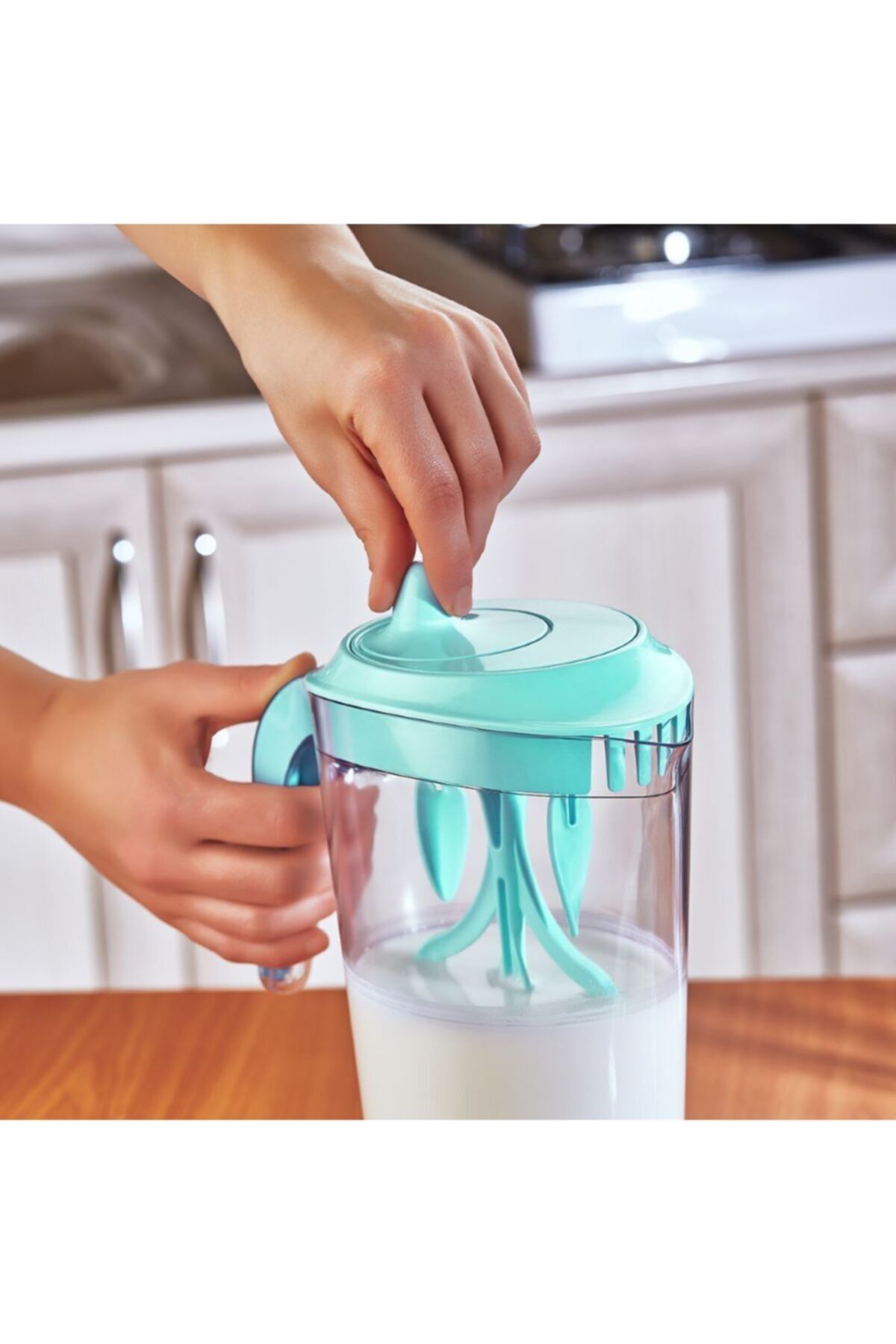 EveFix-Mixer Jug - Ayran Making Jug - Whisk Jug 2.2 Lt 2