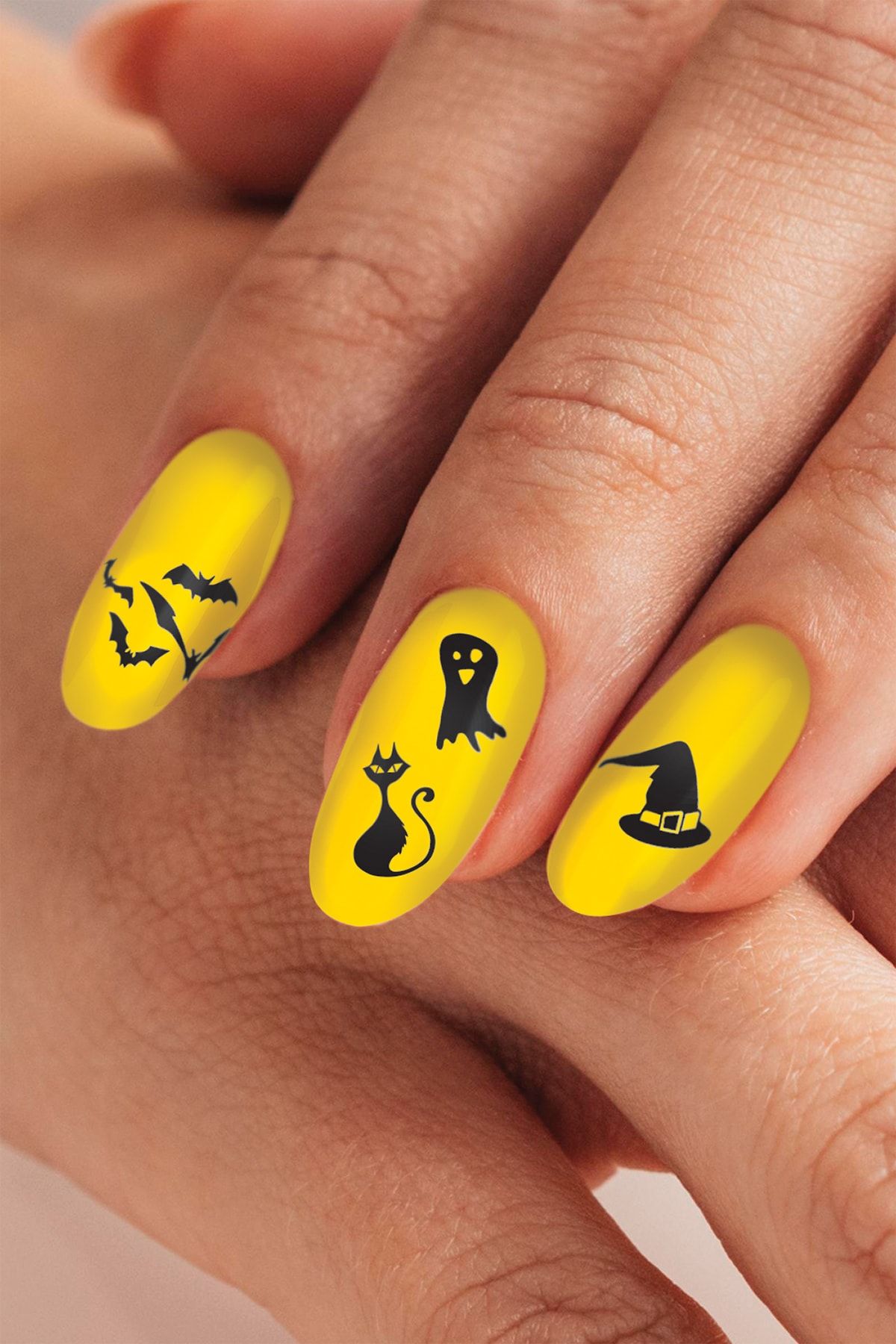 Artikel Halloween1 Tırnak Dövmesi Tırnak Tattoo Nail Art Tırnak Sticker