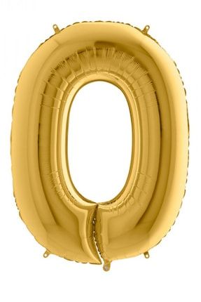 100 Cm Gold Altın Sarısı Dore Büyük Folyo 0 Rakam Balon 40inc PS12349268PD
