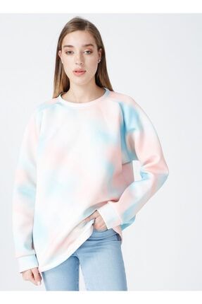 Ryder Act Bisiklet Yaka Uzun Kol Çok Renkli Kadın Sweatshirt 5002674872