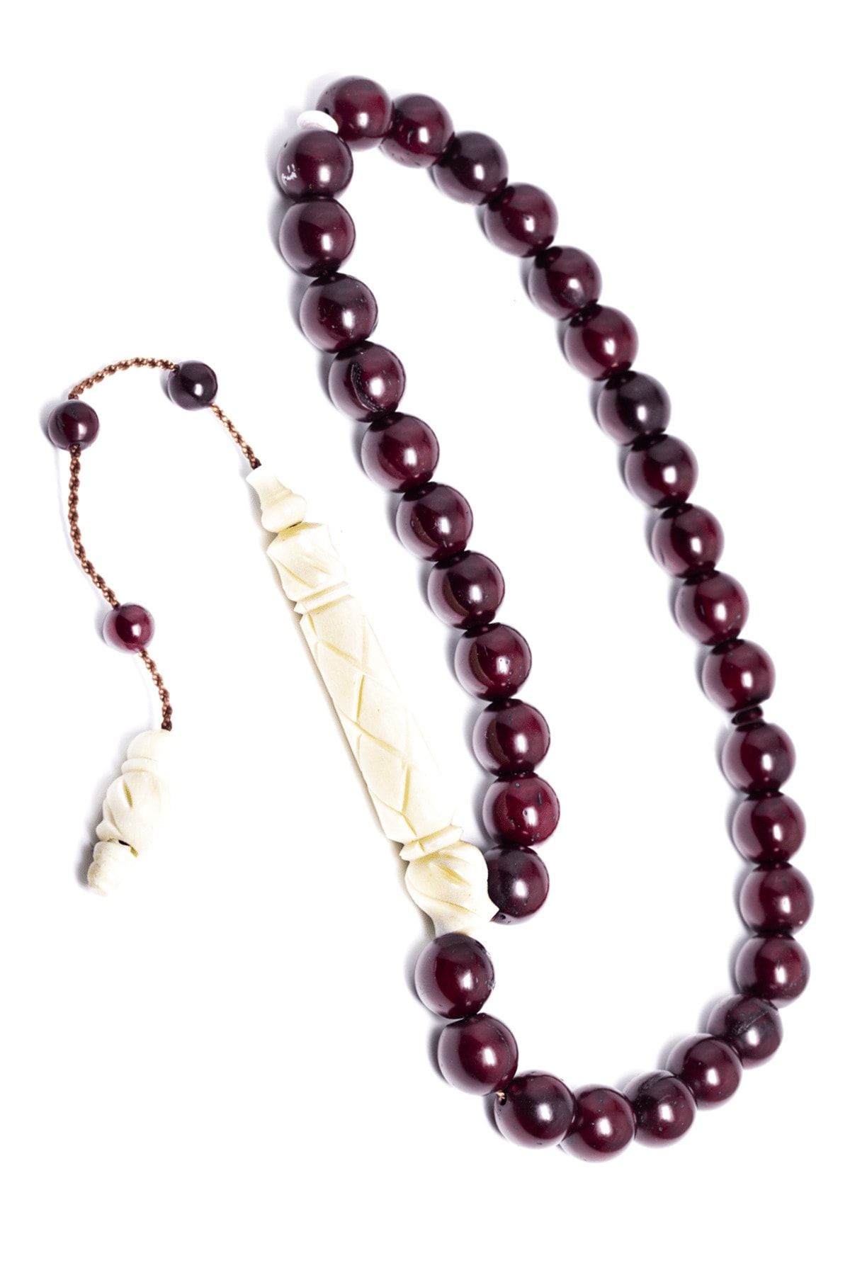 Tesbih Atölyesi-Camel Bone System - Prayer Beads with Transition and Henna 5