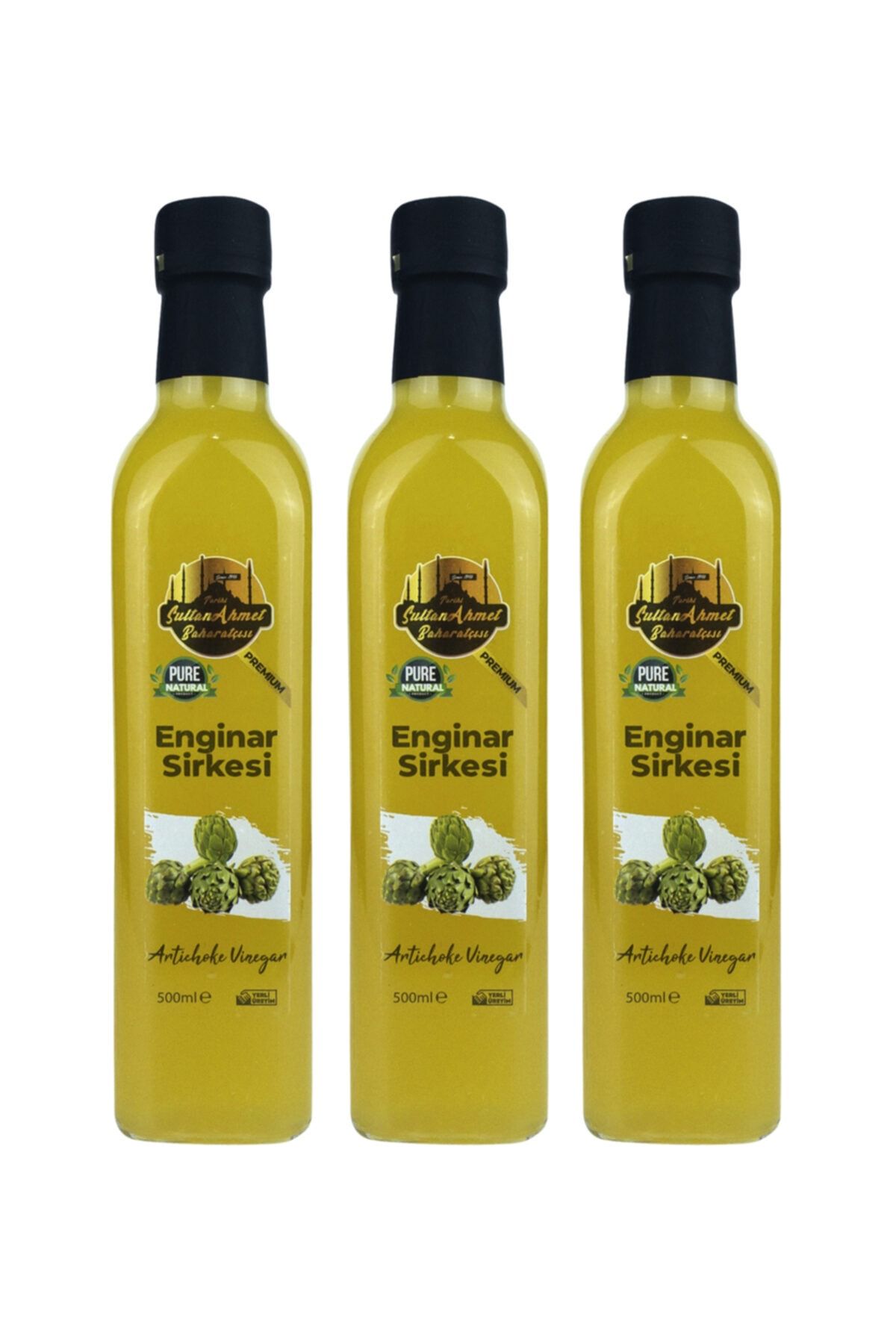Enginar Sirkesi 3x500ml (özel Üretim)