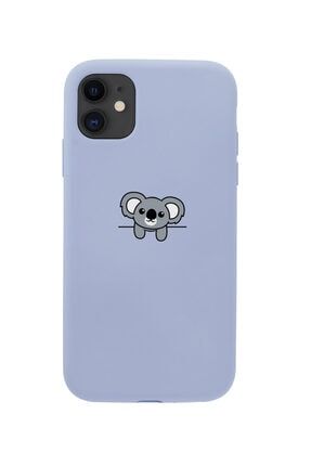 Iphone 11 Koala Tasarımlı Lila Telefon Kılıfı BCIPH11KOALA