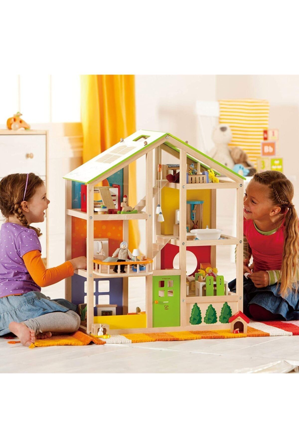 Hape 4 Mevsim Mobilyal Oyuncak Ev All Season House furnished