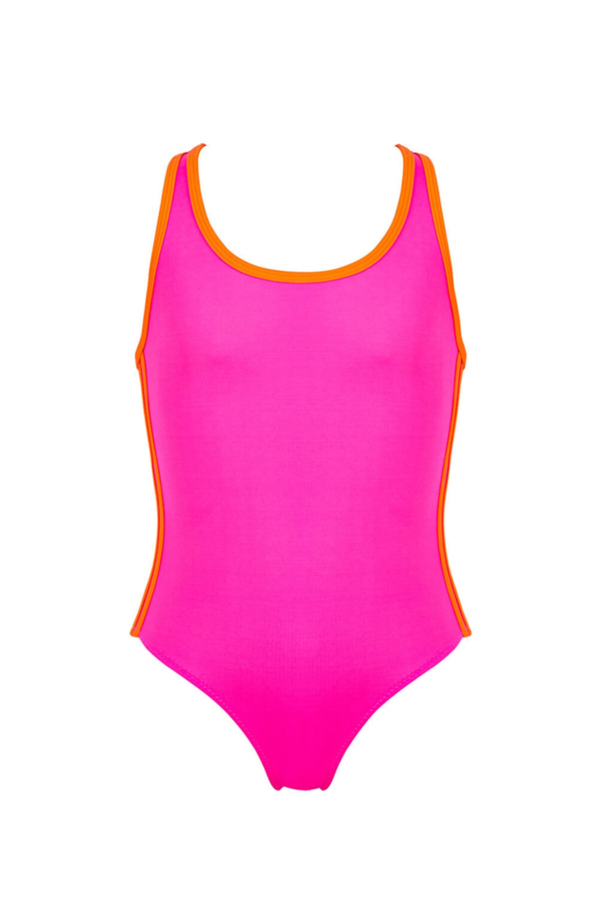 Sport Contrast Strip Kids Swimwear