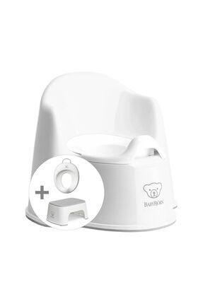 Koltuk Oturak Klozet Adaptörü Banyo Basamağı Tuvalet Eğitimi Seti White TYC00296411292