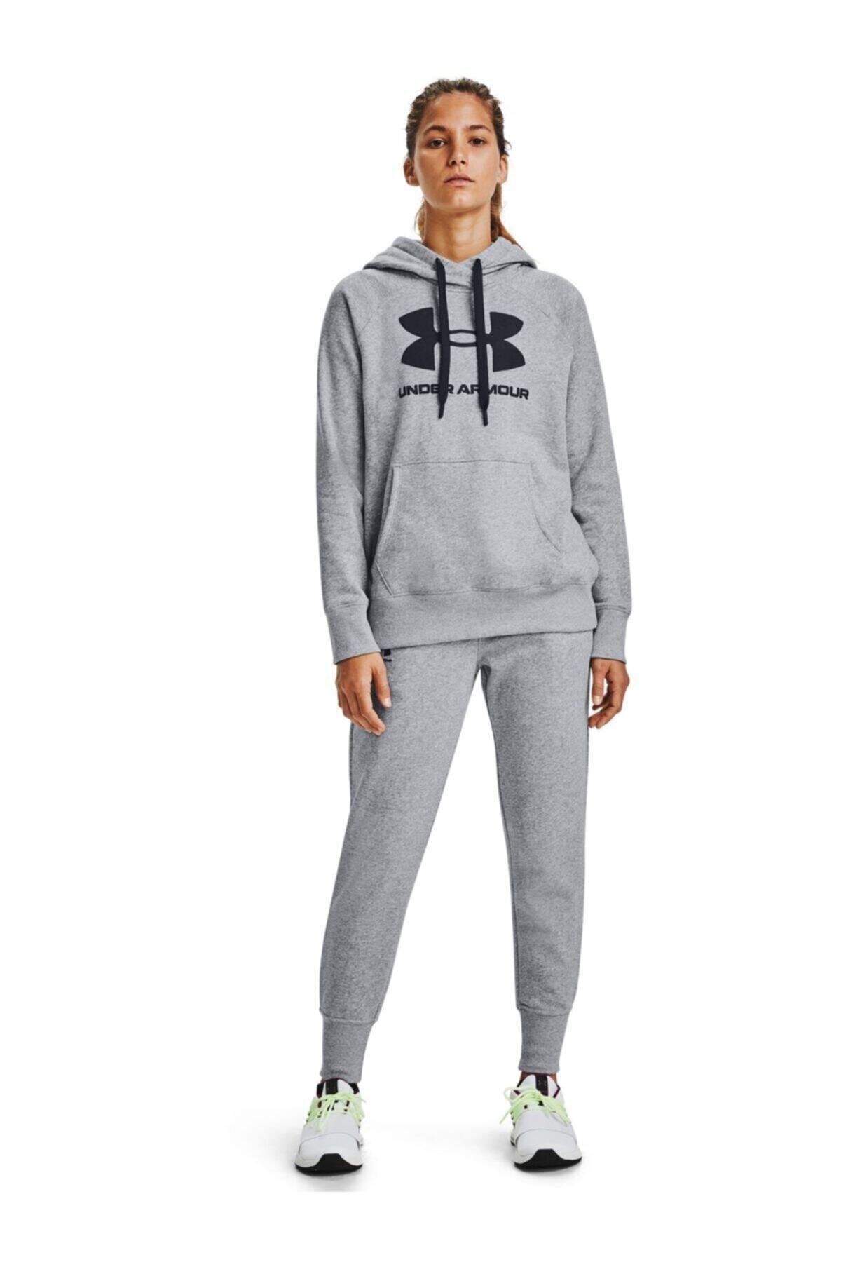 Under Armour Kadın Spor Sweatshirt - Rival Fleece Logo Hoodie - 1356318-035  Fiyatı, Yorumları - TRENDYOL