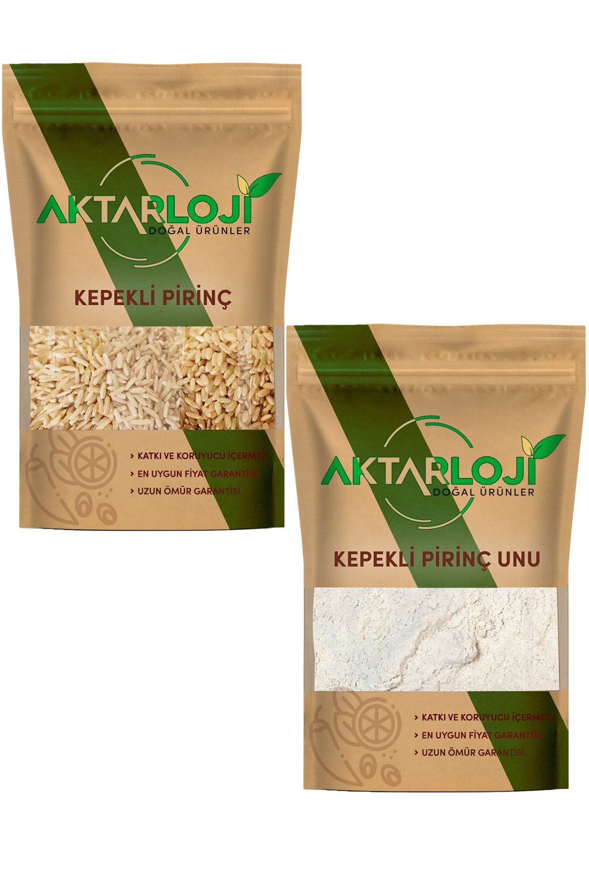 aktarloji 750 gr Kepekli Pirinç  750 gr Kepekli Tam Pirinç Unu