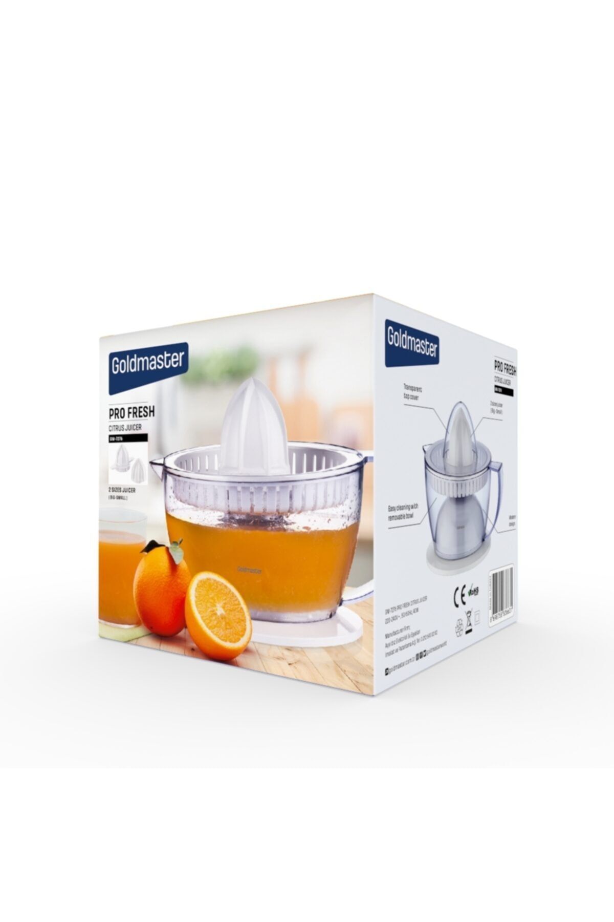 GOLDMASTER-Pro Fresh 40W Citrus Juicer with Chamber and Two-Way Rotation Feature 8