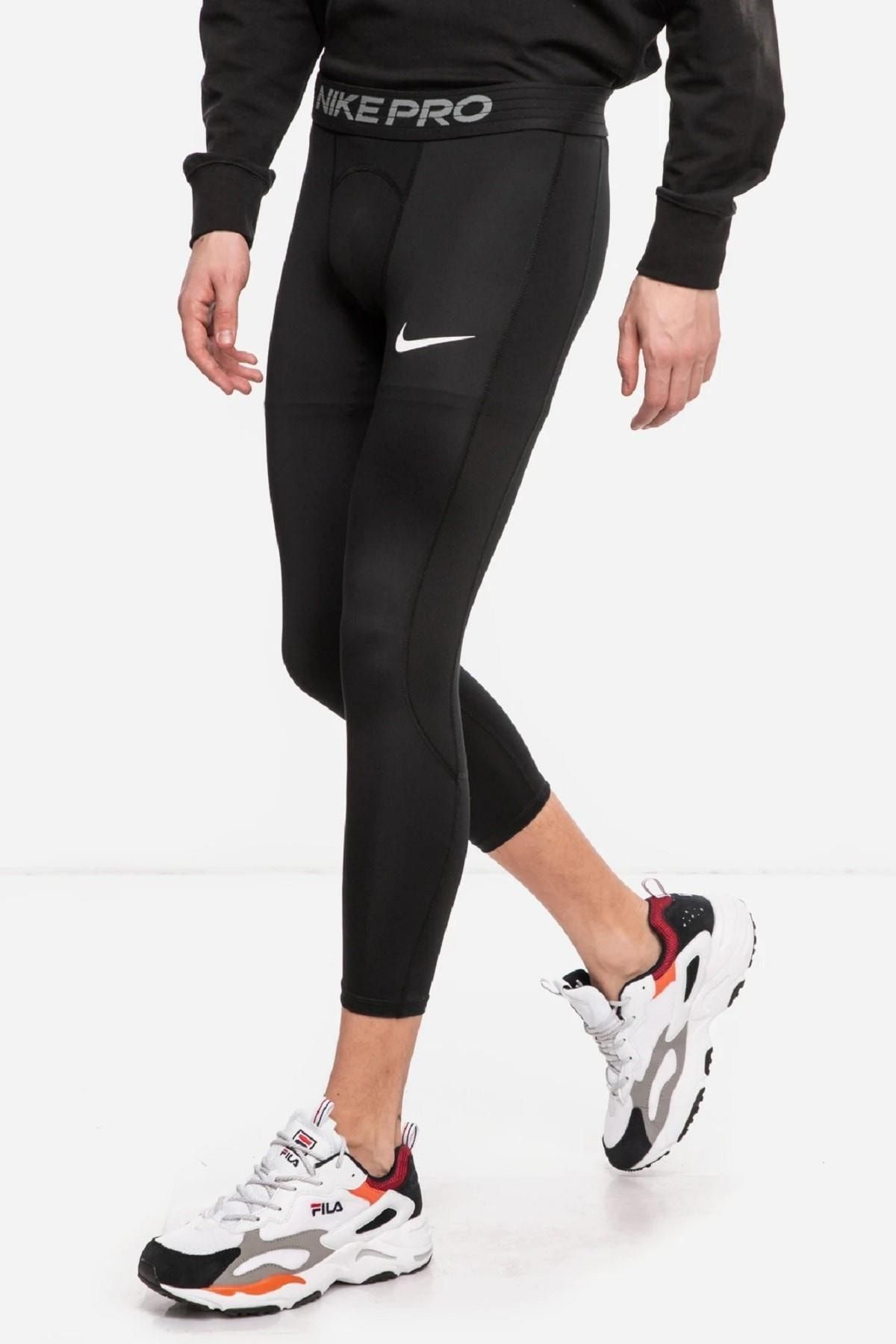 Nike Pro Men's Tights Dri-fit 3/4 Siyah Erkek Taytı Fiyatı, Yorumları -  Trendyol